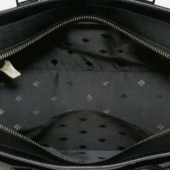 KATE SPADE CAMERON MEDIUM SATCHEL BLACK CROSSBODY - Picture 5 of 5